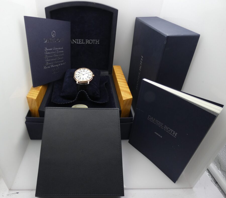 Daniel Roth Academia Athys II 109.Y.50 Oro Rosa 18 Kt ANNO 2009 BOX & PAPERS Top Condition - immagine 13