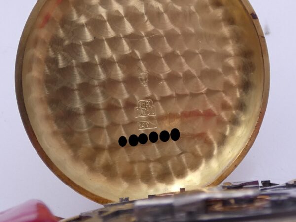 Cronografo Nice Watch Bicompax Oversize 37mm Oro 18 Kt Carica Manuale ANNI '50s