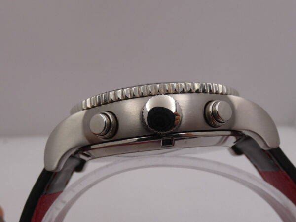 DeTomaso Cesena GMT Alarm CT1032-D NEW BOX & PAPERS Acciaio