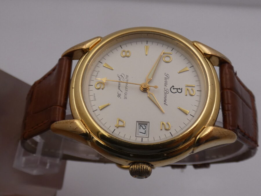 Pierre Bonnet Gerard 36 Automatic Date Oro 18 Kt Gold Filled ANNi '90s - immagine 3