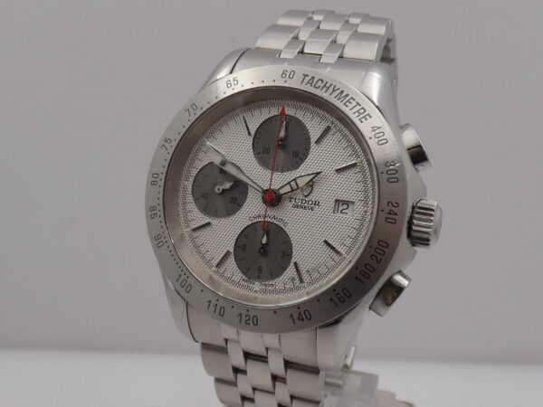 Cronografo Tudor Chronautic 79390P WITH PAPERS Acciaio ANNO 2008 Braccialato