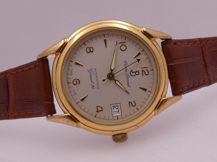 Pierre Bonnet Gerard 36 Automatic Date Oro 18 Kt Gold Filled ANNi '90s - immagine 7