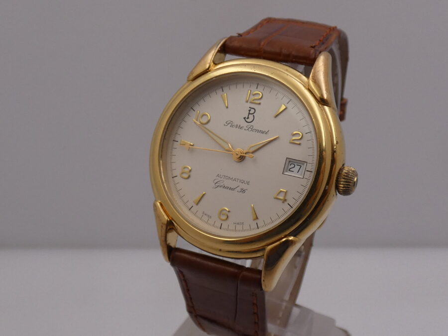 Pierre Bonnet Gerard 36 Automatic Date Oro 18 Kt Gold Filled ANNi '90s - immagine 9