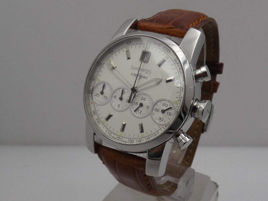 Cronografo Eberhard Chrono4 31041 Acciaio Automatico TOP CONDITION ANNI '2000s - immagine 9