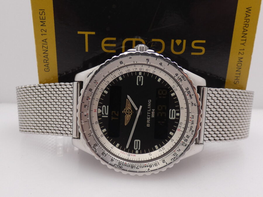 Breitling Chronospace Multifunction 42 mm A56012 Acciaio Analogico/Digitale ANNI '90s - immagine 2