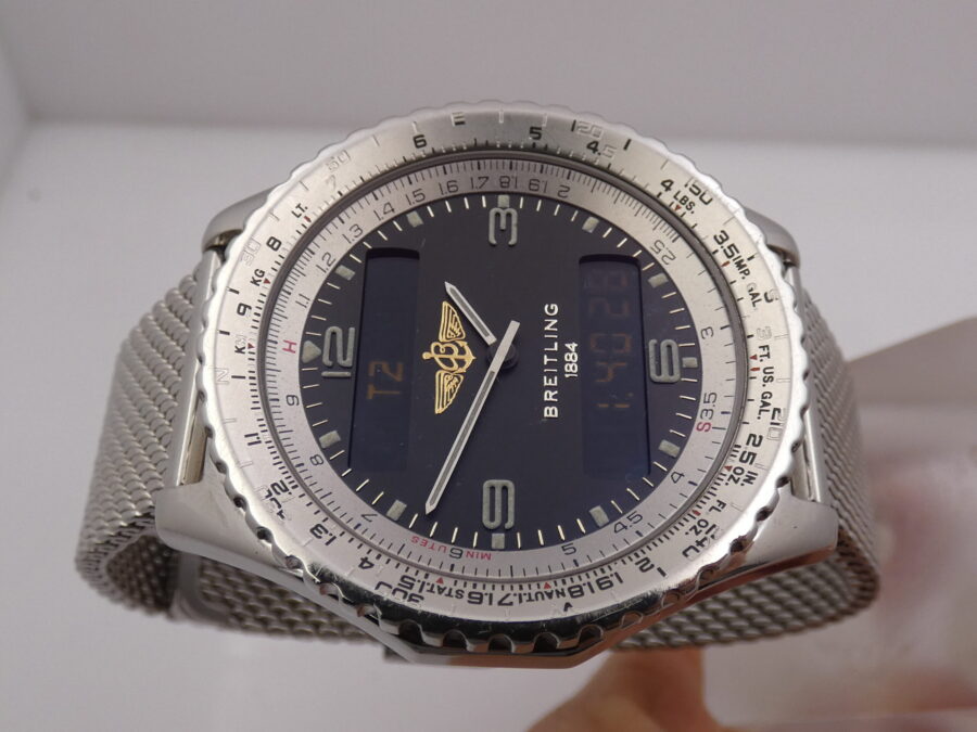 Breitling Chronospace Multifunction 42 mm A56012 Acciaio Analogico/Digitale ANNI '90s