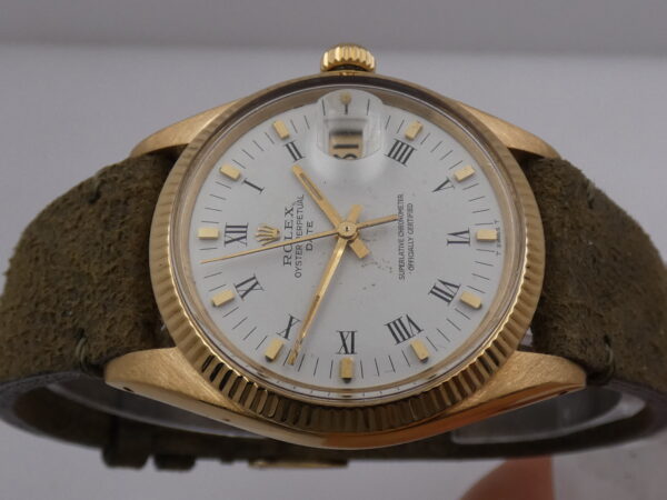 Rolex Oyster Perpetual Date 1503 Oro Massiccio 18 Kt ANNO 1973 Automatic WITH BOX