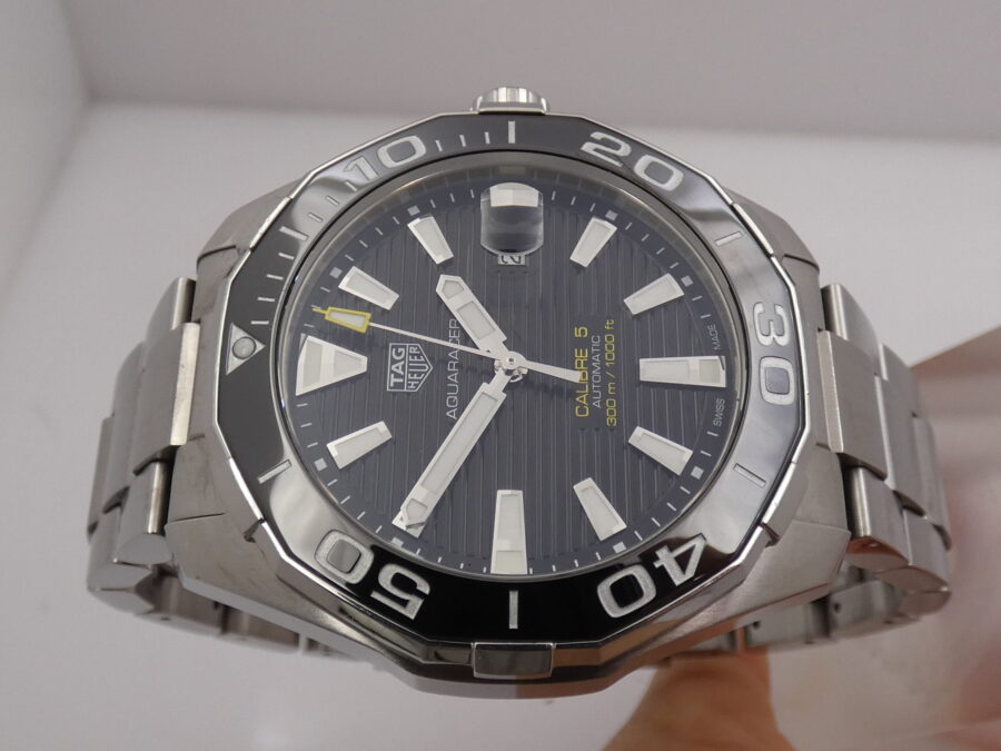 Tag Heuer Aquaracer WAY201A Ghiera Ceramica WITH BOX Automatico Acciaio Braccialato ANNO 2018