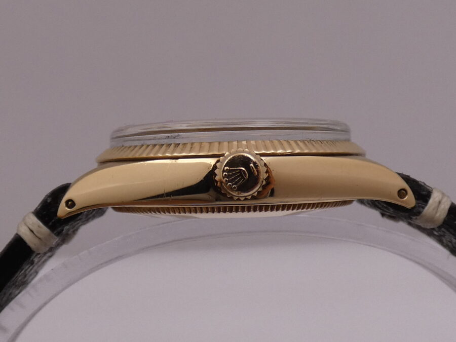 Rolex OysterPerpetual 1005 Oro 18 Kt Automatico ANNO 1965 Top Condition WITH BOX - immagine 13