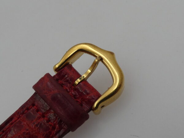 Cartier Gold Mantel Tank Vermeil Paris 590004 Argento 925 18 Kt Gold Filled WITH BOX ANNI '90