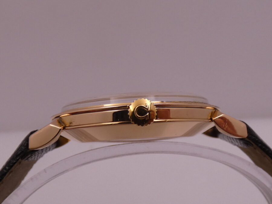 Omega Jumbo 37 mm Automatic Bumper 2714 ANNO 1947 Oro Rosa 18 Kt WITH BOX - immagine 13