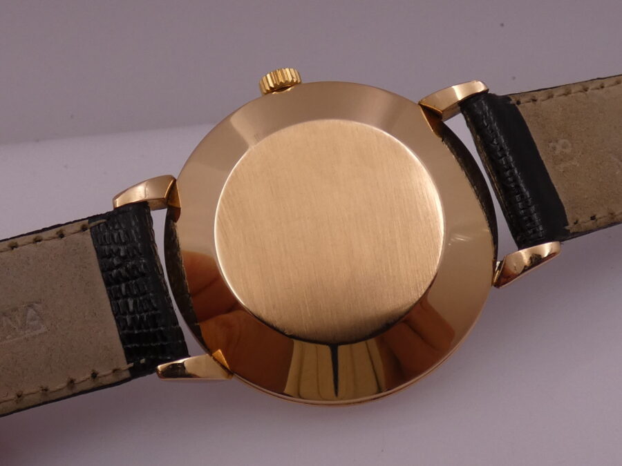 Omega Jumbo 37 mm Automatic Bumper 2714 ANNO 1947 Oro Rosa 18 Kt WITH BOX - immagine 14