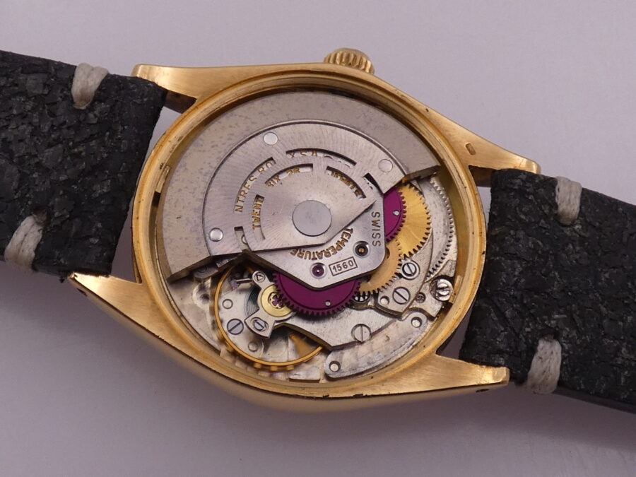 Rolex OysterPerpetual 1005 Oro 18 Kt Automatico ANNO 1965 Top Condition WITH BOX - immagine 16
