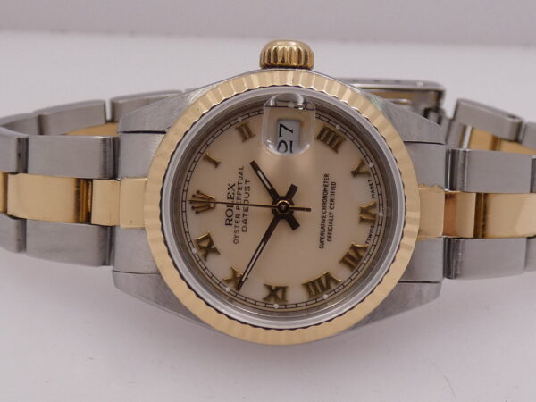 Rolex Datejust Lady 69173 Acciaio & Oro 18 Kt ANNO 1990 Automatico WITH BOX