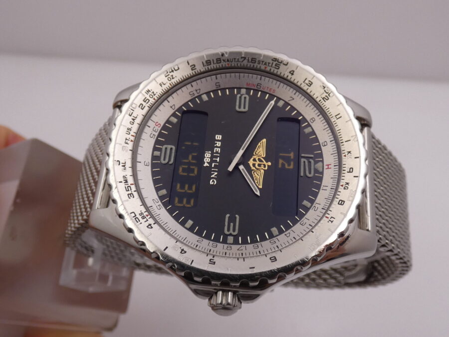 Breitling Chronospace Multifunction 42 mm A56012 Acciaio Analogico/Digitale ANNI '90s - immagine 3
