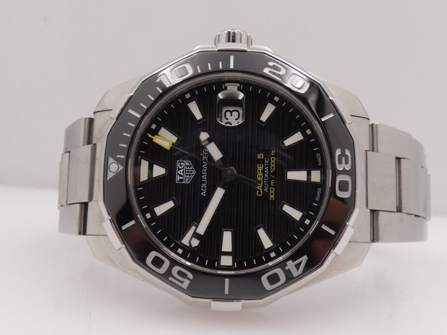 Tag Heuer Aquaracer WAY201A Ghiera Ceramica WITH BOX Automatico Acciaio Braccialato ANNO 2018 - immagine 3