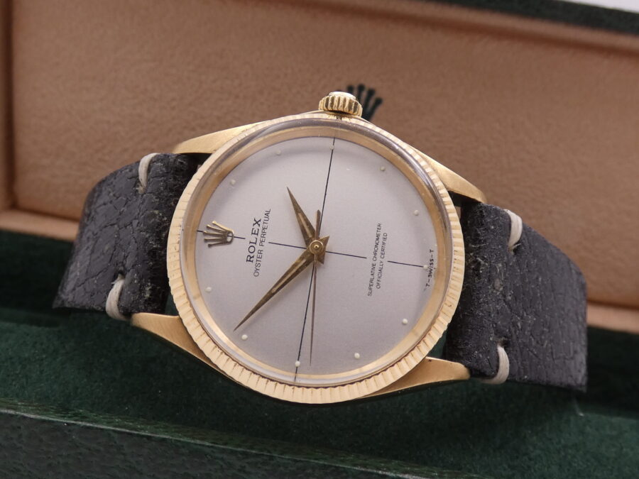 Rolex OysterPerpetual 1005 Oro 18 Kt Automatico ANNO 1965 Top Condition WITH BOX - immagine 4