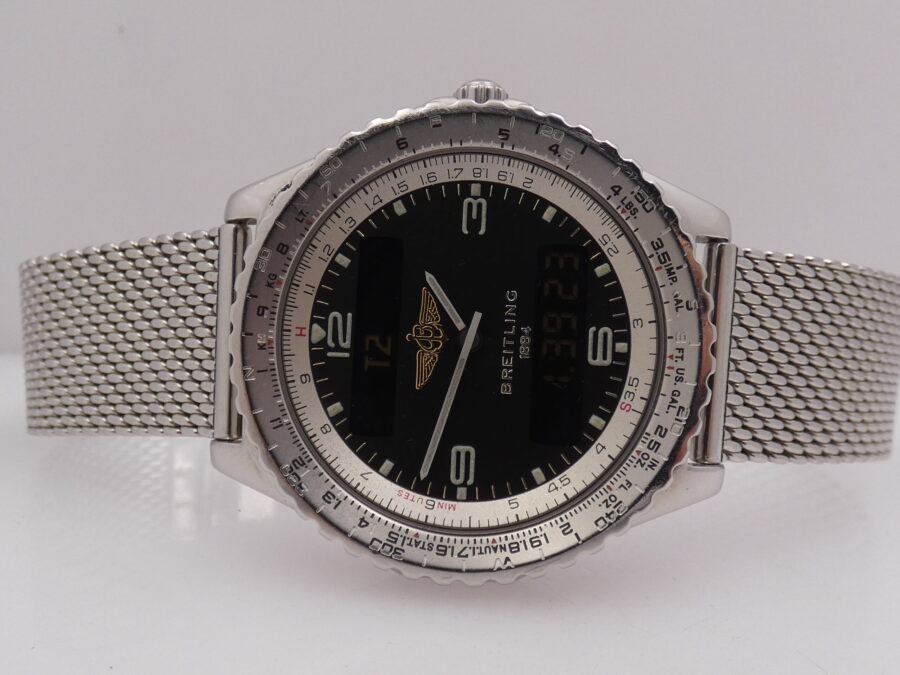 Breitling Chronospace Multifunction 42 mm A56012 Acciaio Analogico/Digitale ANNI '90s - immagine 4