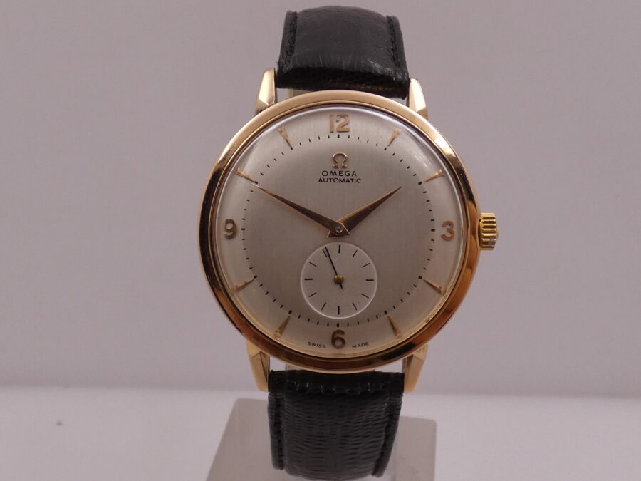 Omega Jumbo 37 mm Automatic Bumper 2714 ANNO 1947 Oro Rosa 18 Kt WITH BOX - immagine 5