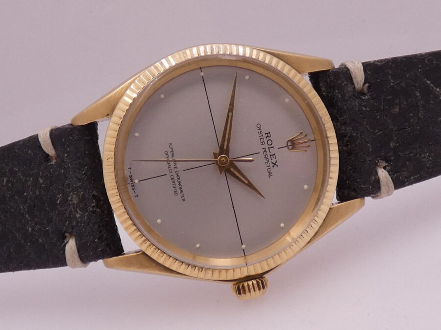 Rolex OysterPerpetual 1005 Oro 18 Kt Automatico ANNO 1965 Top Condition WITH BOX - immagine 5