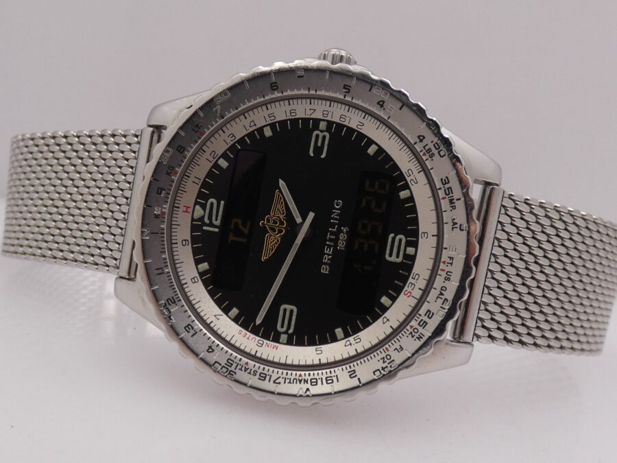 Breitling Chronospace Multifunction 42 mm A56012 Acciaio Analogico/Digitale ANNI '90s - immagine 5