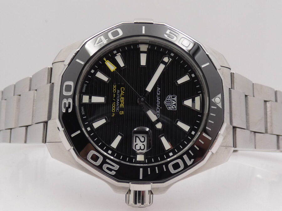 Tag Heuer Aquaracer WAY201A Ghiera Ceramica WITH BOX Automatico Acciaio Braccialato ANNO 2018 - immagine 5