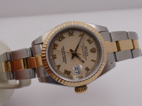 Rolex Datejust Lady 69173 Acciaio & Oro 18 Kt ANNO 1990 Automatico WITH BOX