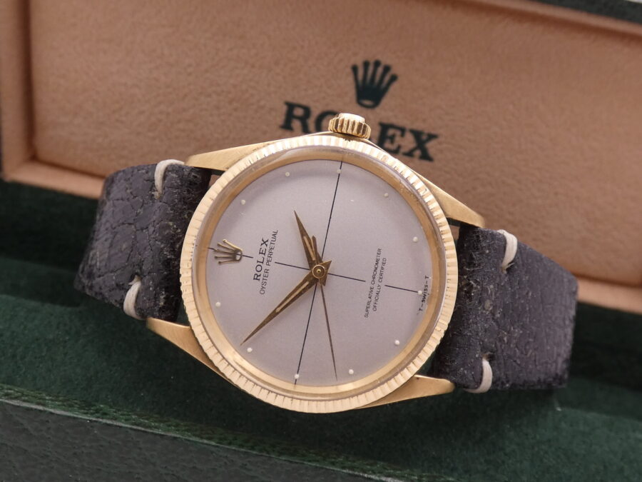 Rolex OysterPerpetual 1005 Oro 18 Kt Automatico ANNO 1965 Top Condition WITH BOX - immagine 6
