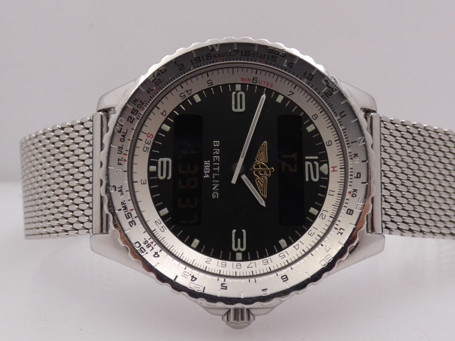 Breitling Chronospace Multifunction 42 mm A56012 Acciaio Analogico/Digitale ANNI '90s - immagine 6