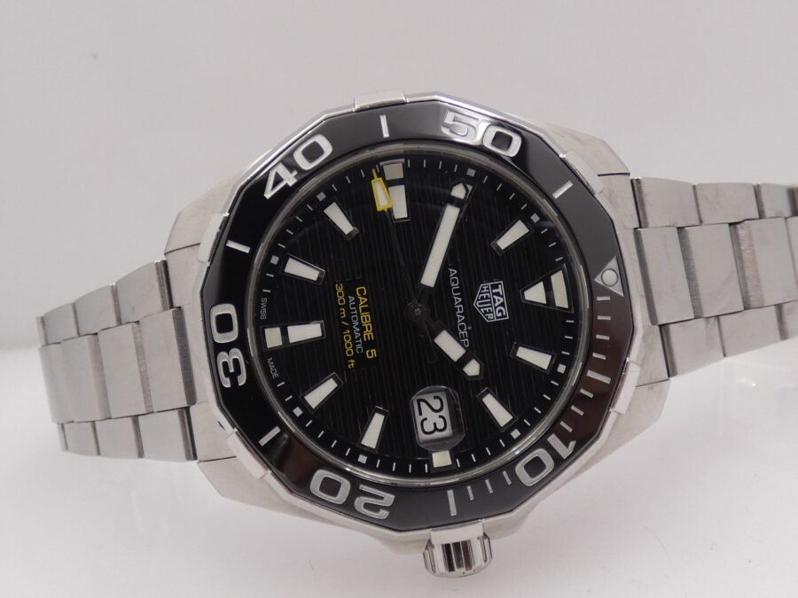 Tag Heuer Aquaracer WAY201A Ghiera Ceramica WITH BOX Automatico Acciaio Braccialato ANNO 2018 - immagine 6