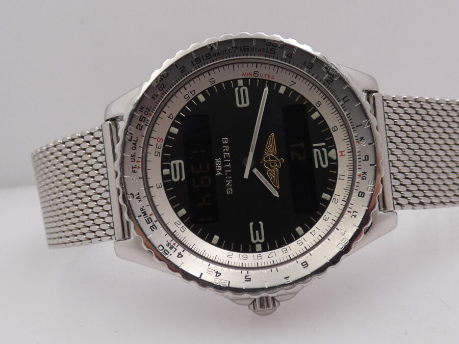 Breitling Chronospace Multifunction 42 mm A56012 Acciaio Analogico/Digitale ANNI '90s - immagine 7