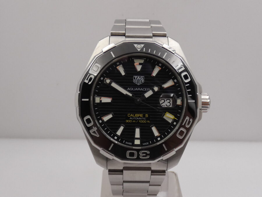 Tag Heuer Aquaracer WAY201A Ghiera Ceramica WITH BOX Automatico Acciaio Braccialato ANNO 2018 - immagine 7