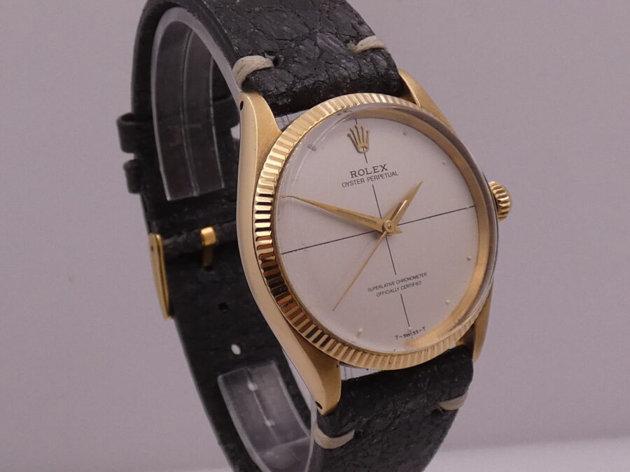 Rolex OysterPerpetual 1005 Oro 18 Kt Automatico ANNO 1965 Top Condition WITH BOX - immagine 8