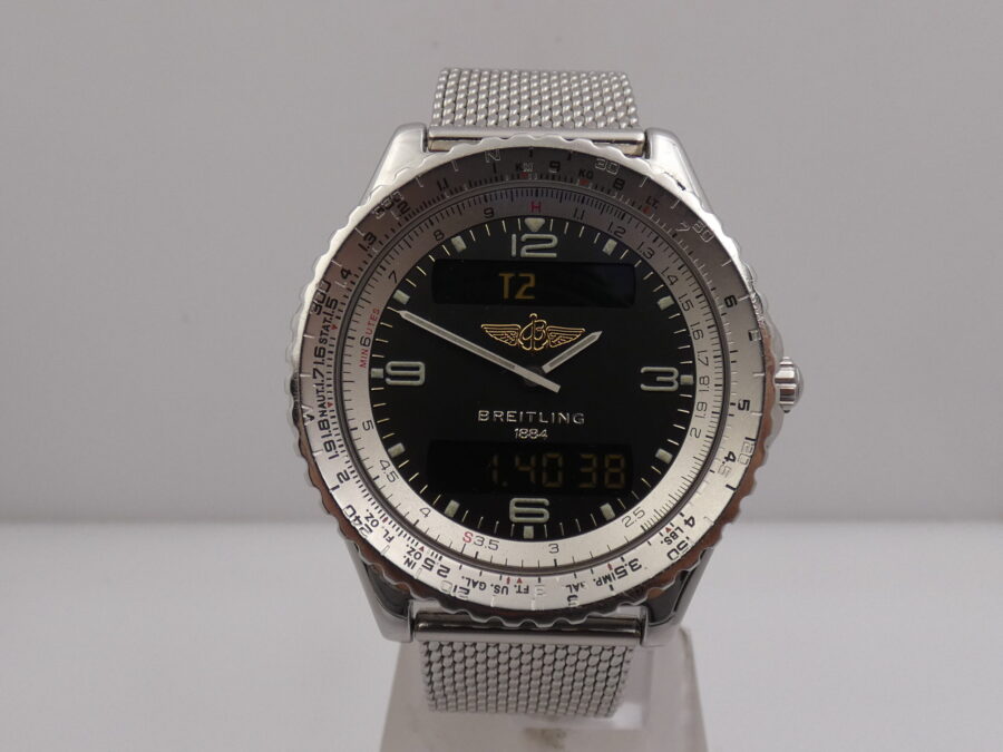 Breitling Chronospace Multifunction 42 mm A56012 Acciaio Analogico/Digitale ANNI '90s - immagine 8