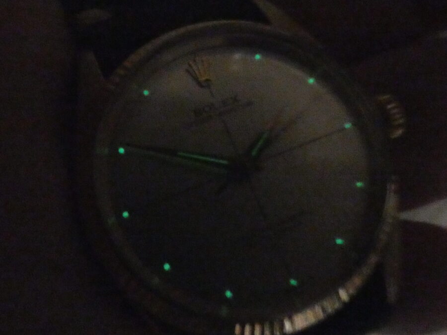 Rolex OysterPerpetual 1005 Oro 18 Kt Automatico ANNO 1965 Top Condition WITH BOX - immagine 9