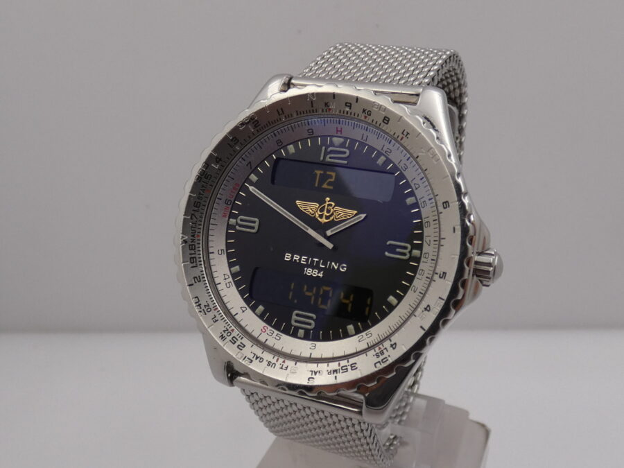 Breitling Chronospace Multifunction 42 mm A56012 Acciaio Analogico/Digitale ANNI '90s - immagine 9
