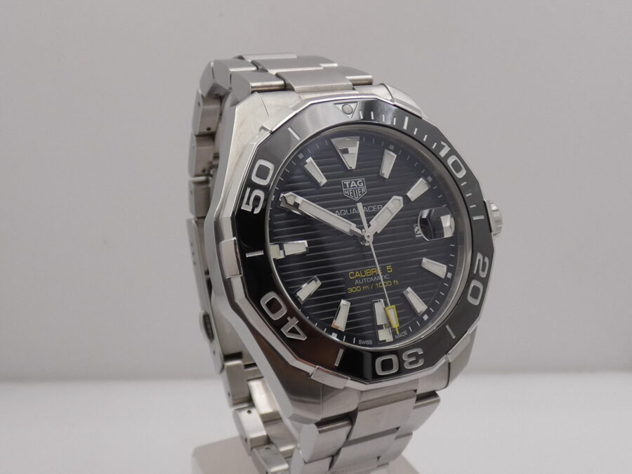 Tag Heuer Aquaracer WAY201A Ghiera Ceramica WITH BOX Automatico Acciaio Braccialato ANNO 2018 - immagine 9