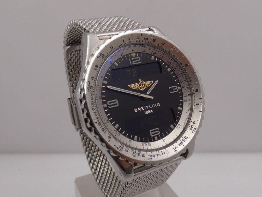 Breitling Chronospace Multifunction 42 mm A56012 Acciaio Analogico/Digitale ANNI '90s - immagine 10