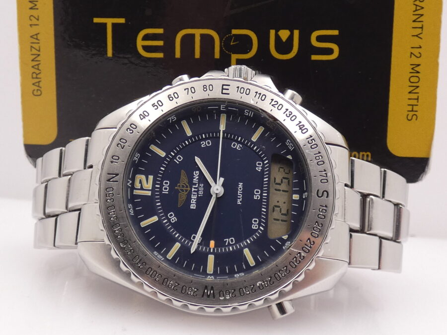 Cronografo Breitling Pluton Professional A51038 Acciaio ANNi '90 Braccialato - immagine 2