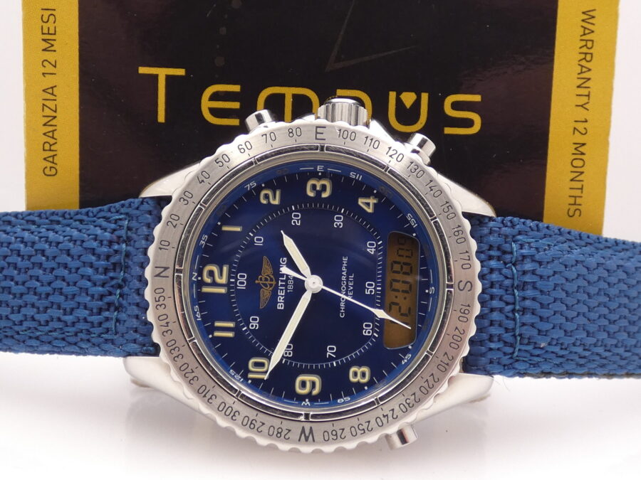 Cronografo Breitling Intruder Reveil A51035 Acciaio ANNI '90s - immagine 2