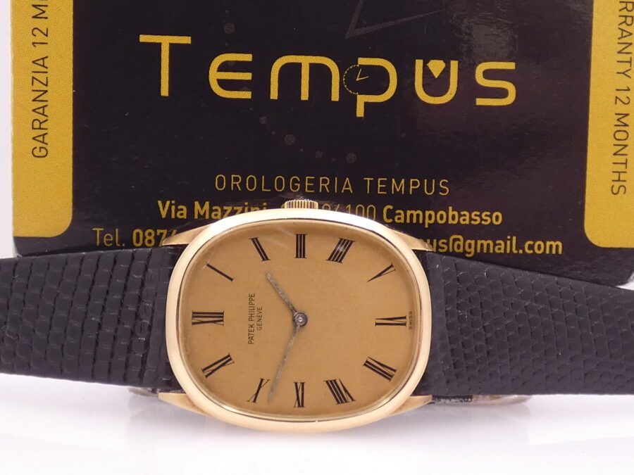 Patek Philippe Ellipse 3546 Oro Massiccio 18 Kt BOX & PAPERS Just Serviced Carica Manuale - immagine 2