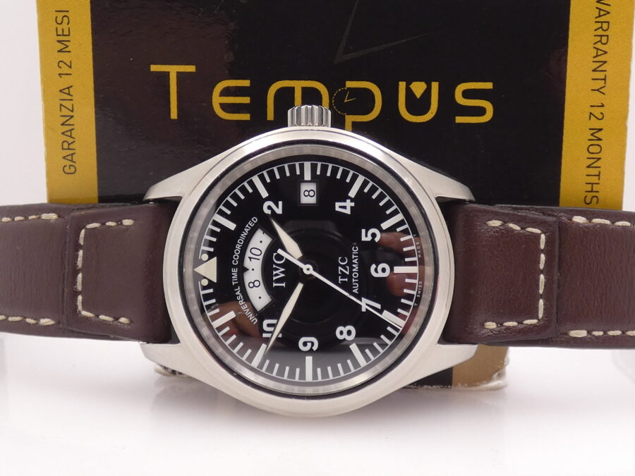 IWC Pilot Spitfire UTC TZC IW3251 Acciaio Automatico WITH BOX - immagine 2