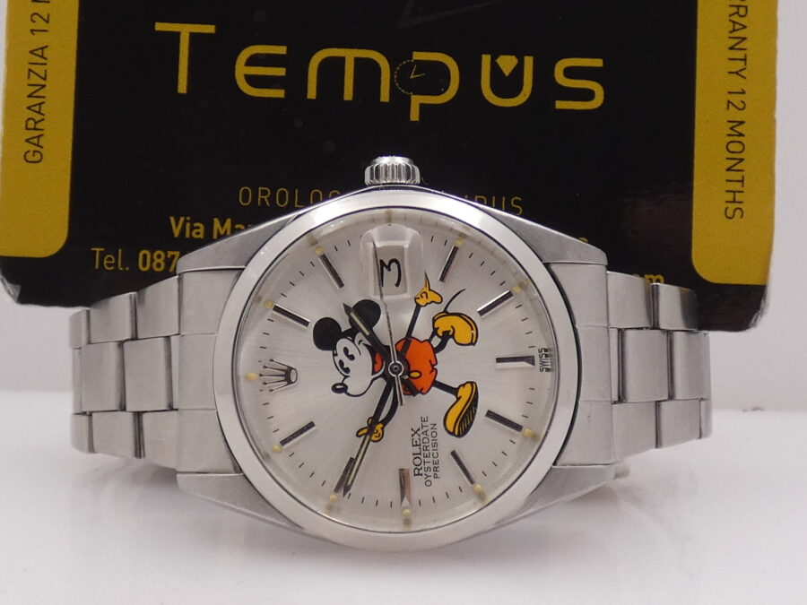 Rolex Oysterdate Precision Mickey Mouse 6694 ANNO 1972 Acciaio Carica Manuale JUST SERVICED - immagine 2