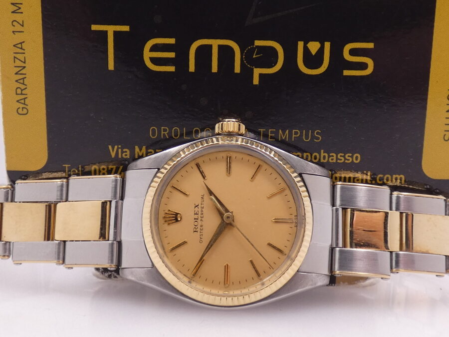 Rolex OysterPerpetual Mid-Size 6548 ANNO 1958 Acciaio & Oro 18 Kt Automatico - immagine 2