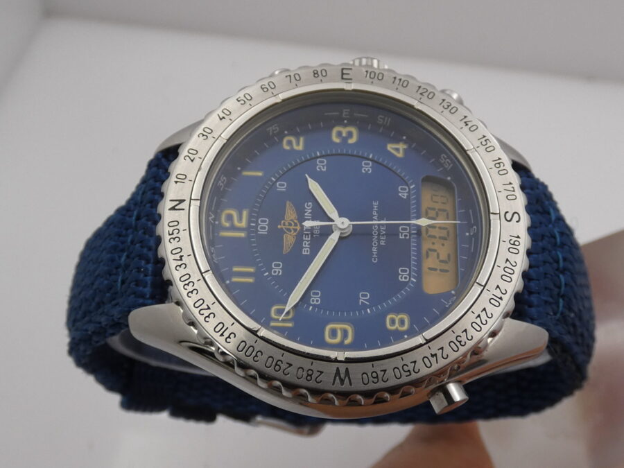 Cronografo Breitling Intruder Reveil A51035 Acciaio ANNI '90s