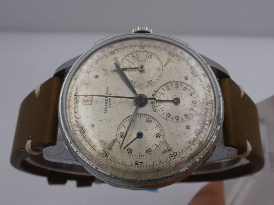 Cronografo Universal Geneve Compax Jumbo 38mm 32417 Carica Manuale ANNI '50s