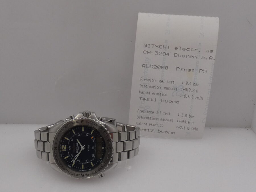 Cronografo Breitling Pluton Professional A51038 Acciaio ANNi '90 Braccialato - immagine 11