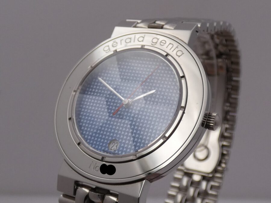 Gerald Genta Retro Classic G3339.7 Tiffany Dial NEW OLD STOCK Acciaio - immagine 12