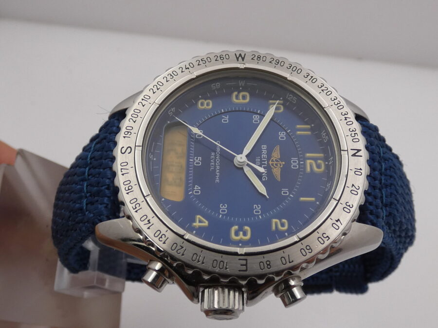 Cronografo Breitling Intruder Reveil A51035 Acciaio ANNI '90s - immagine 3