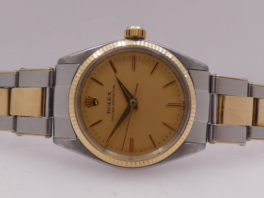 Rolex OysterPerpetual Mid-Size 6548 ANNO 1958 Acciaio & Oro 18 Kt Automatico - immagine 3